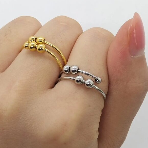 Fidget Beads Ring For Anxiety 💕 - Picture 3 of 12